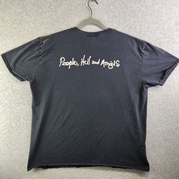 Jimi Hendrix Shirt Mens XL Hell and Angels 2019 Allover Graphic Print Concert - Picture 14 of 15